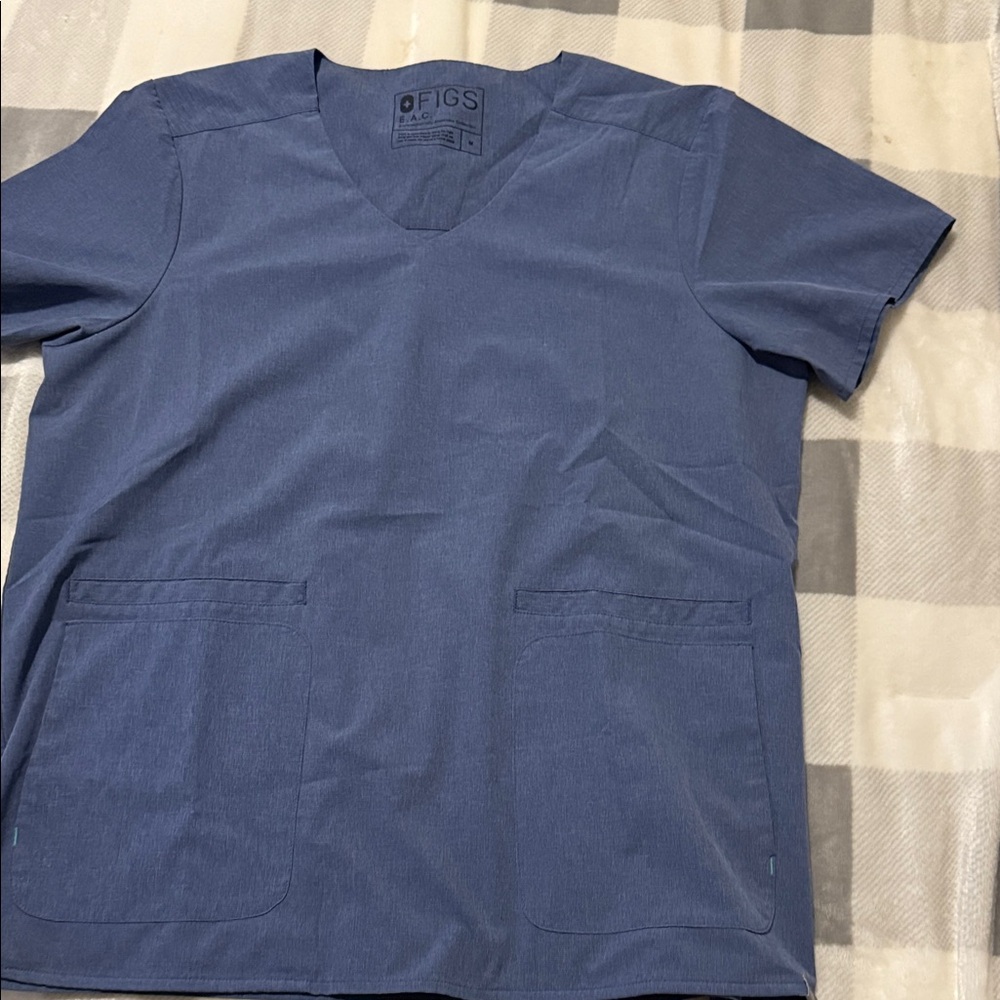 Figs Eac Scrub Top
